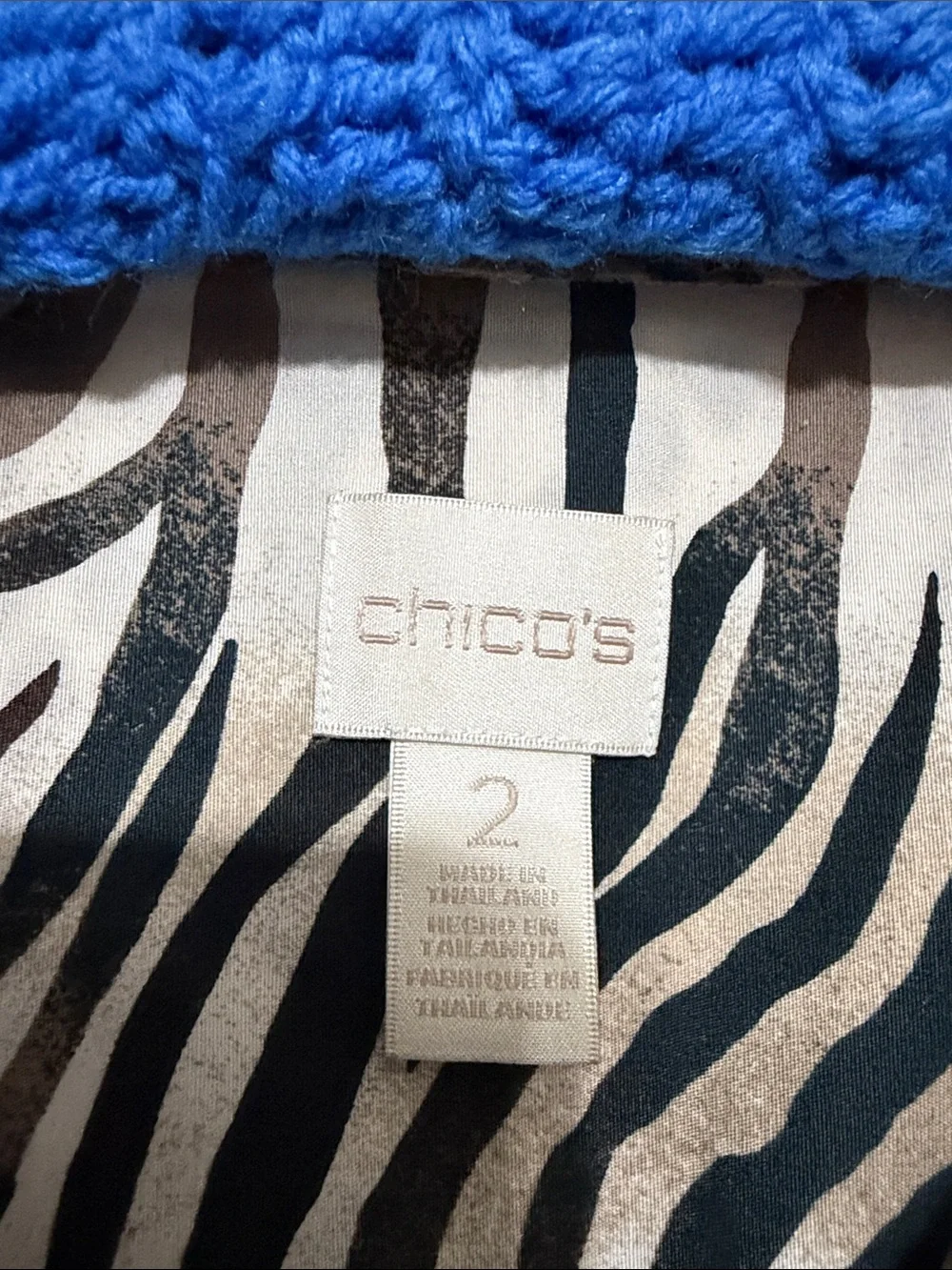 Chico's Leopard Print Button-Down Top - Black & Cream